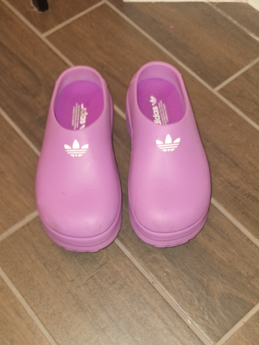 Adidas Adifom Stan Smith Mules Purple Pink Color Size 9 ? - Picture 5 of 12